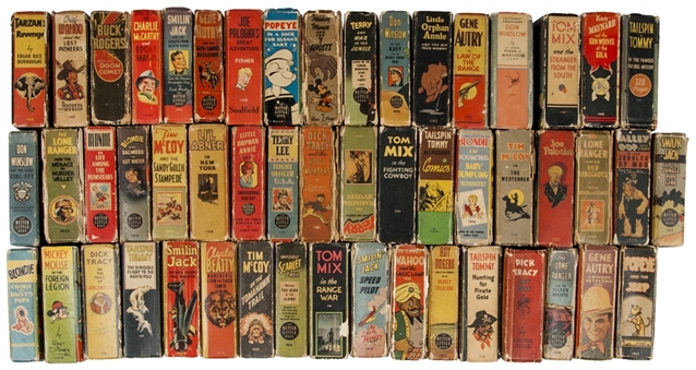 1930s Whitman "Big Little Books" Collection (52 Different) Including Buck Rogers, Dick Tracy and Mickey Mouse